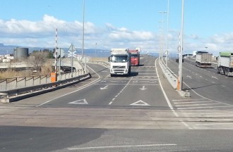 Ecobam instala bandas reductoras de velocidad en el Puerto de Tarragona