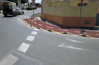 Ecobam mejora la seguridad de un tramo de Carril Bici en el Ejido